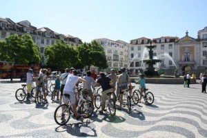 Lisbon bike tour. Start here, end up anywhere, if Lisboa Horizontal happens. (Pic by Els Vannylen, via Tripadvisor) 