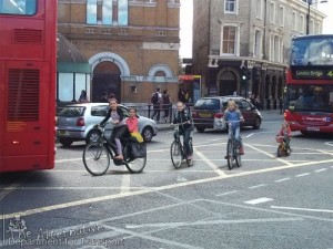 Dutch cycling on a British street - two different planets