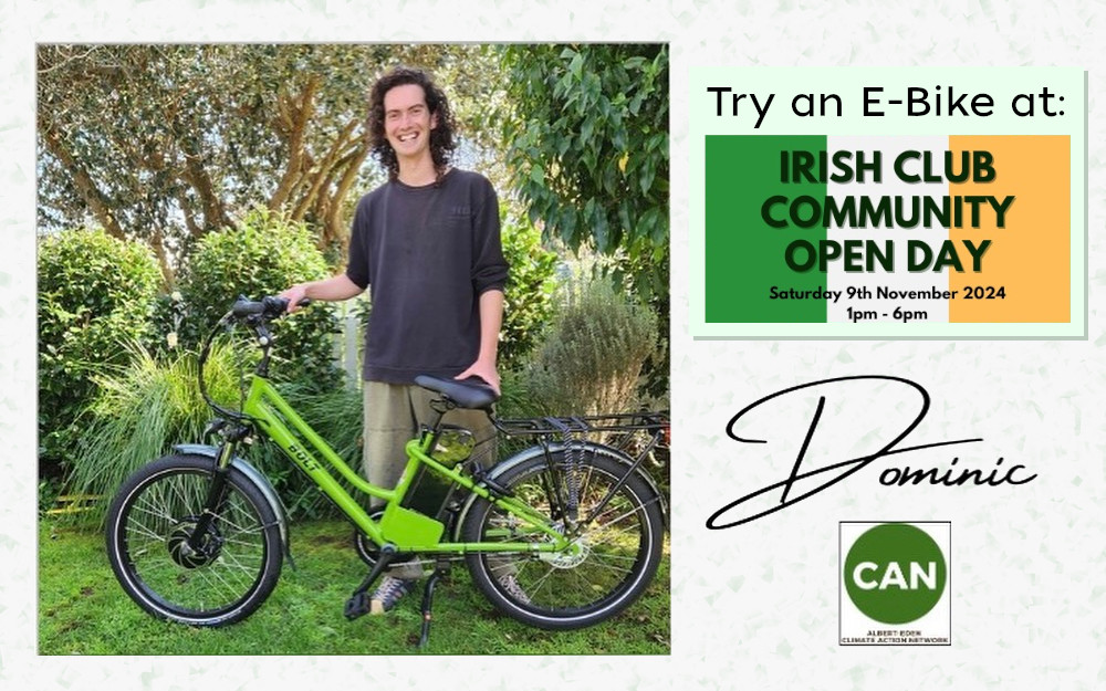 Try an e-bike at Irish Club Community Open Day