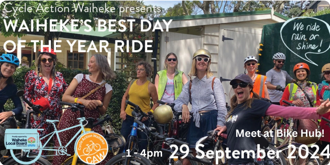 Waiheke Best Day of the Year ride