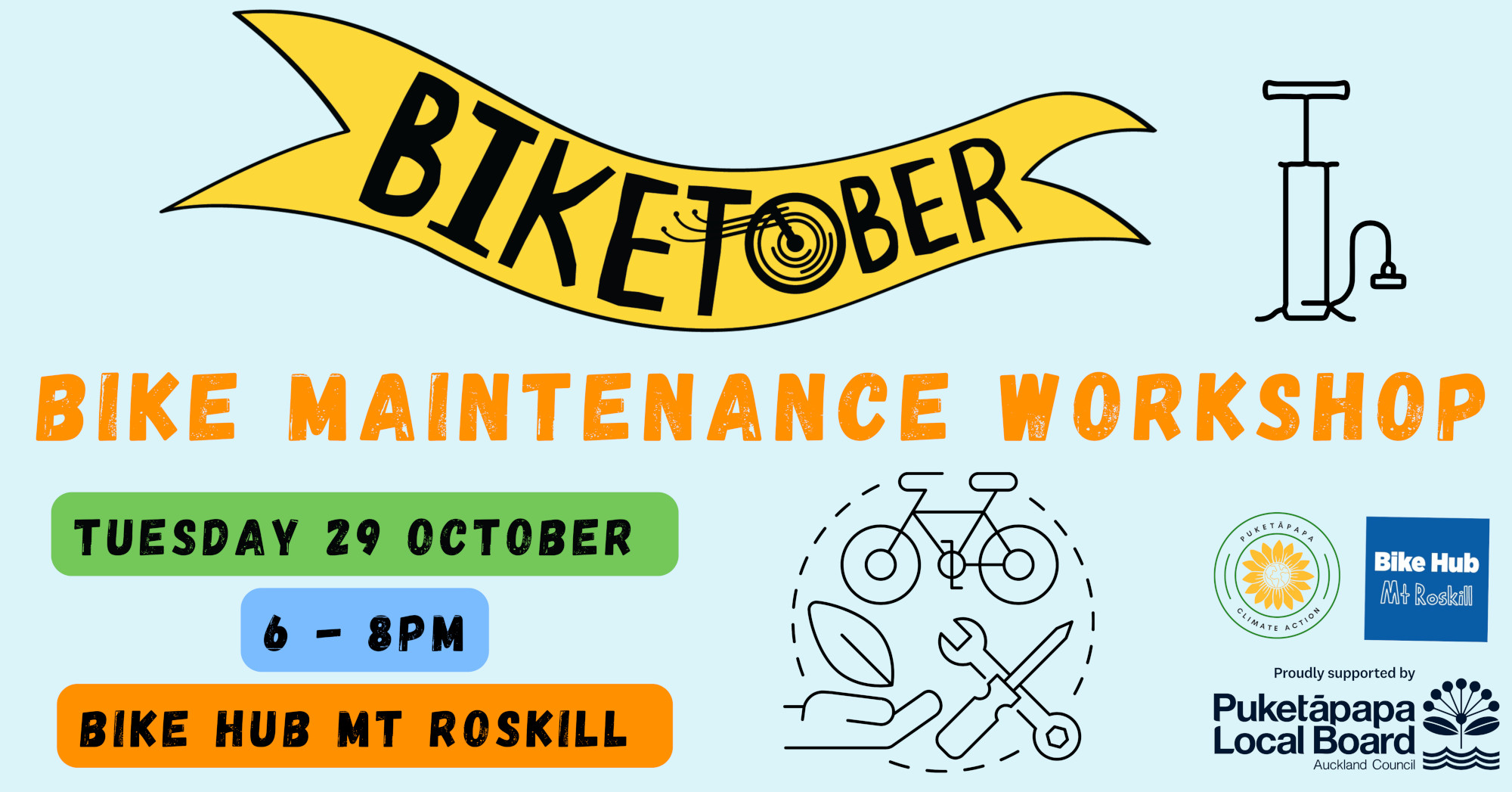 Bike Maintenance Workshop at Bike Hub Mt Roskill