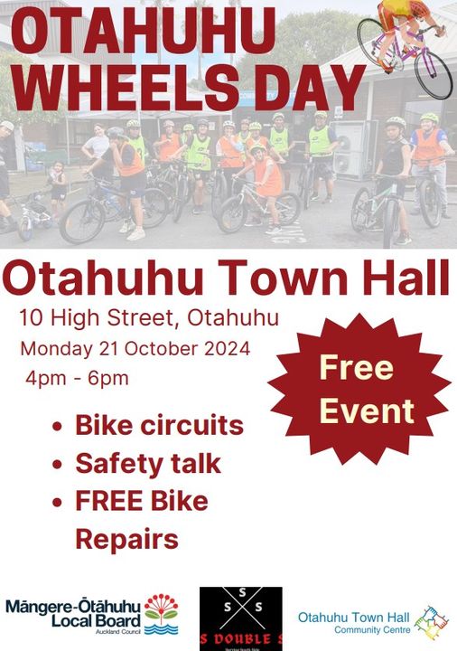 ?t?huhu Wheels Day, Otahuhu Town Hall. Free event.