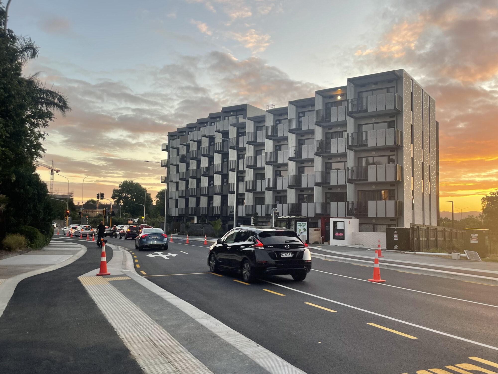 impressive new apartment blocks